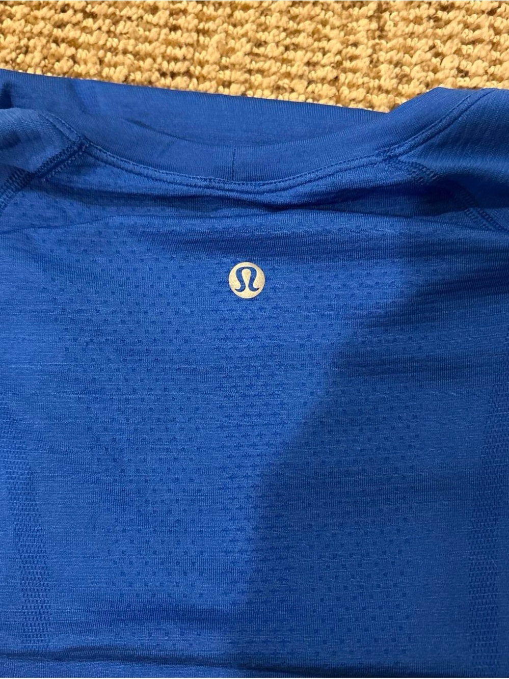 lululemon athletica Long Sleeve Performance Tee in Royal Blue - Picture 3 of 3